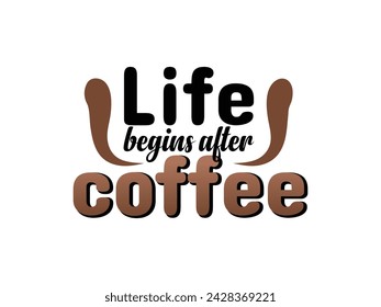 typography mug or t-shirt design.