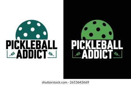 Typography Pickleball Tshirt Design Sports. Use for shirts, mugs, stickers, cards, etc.