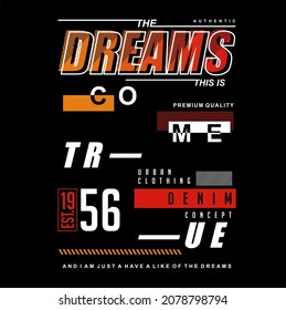 typography and poster design vector illustration