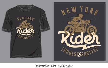 Typography poster and illustration vector for design t shirt concept