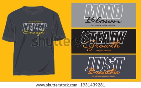 typography poster vector for t shirt design concept
