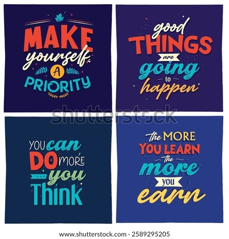 typography quote design, ready to print for T-shirt or poster print, wall decor 