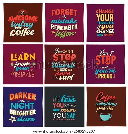 typography quote design, ready to print for T-shirt or poster print, wall decor 