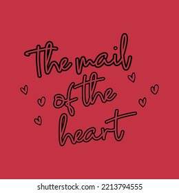 Typography quotes vector illustration design isolated on red background