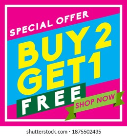 Typografie und Form Idee für spezielle Angebot Promotion Poster, Vektorgrafik, besondere Veranstaltungen, spezielle Zeiten, Online-Marketing. Banner-Vorlagen. Steigern Sie Ihren Umsatz mit diesem Konzept. 
