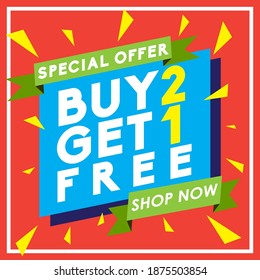 Typography and shape idea for special offer promotion poster, vector illustration, special events, special times, online shop. Banner templates. Boost your business sales with this concept. Business - Shutterstock ID 1875503854