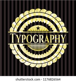 Typography shiny badge