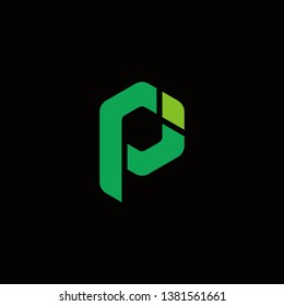 typography simple pi vector logo