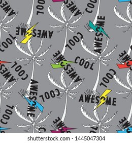 typography slogan awesome cool vector illustrations. With illustration cool slogans. Vector graphic design for t shirt and other uses. – Vector