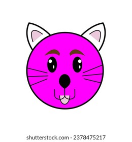 Typography slogan with cute cat illustration.Vector illustration.Print graphic for T-shirt.