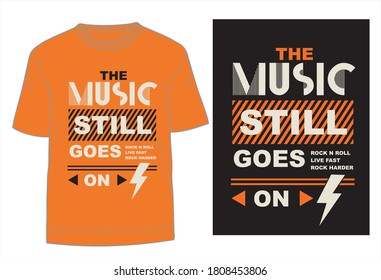 Typography and slogan design for t'shirts