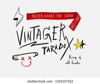 typography slogan with icons typography slogan with icons