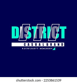 Typography slogan for streetwear tshirt design