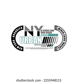 Typography slogan for streetwear tshirt design