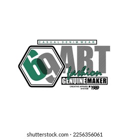 Typography slogan for streetwear tshirt design