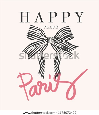 Similar – Happy lettering white on black