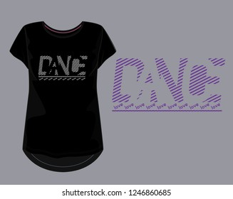 Typography slogan for t shirt printing design