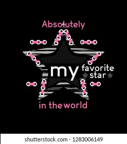 Typography slogan for t shirt printing design