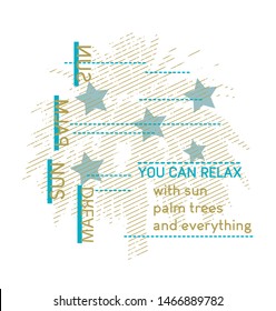 Typography slogan for t shirt printing design
