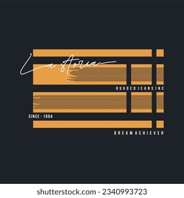 Typography slogan for t shirt printing, tee graphic design.  