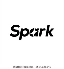 Tipografia Spark Logo Design Inspiration 