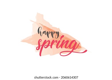 typography Spring T-Shirt Design vector
