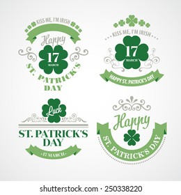 Typography St. Patrick's Day. Vector illustration
