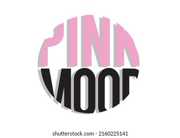 TYPOGRAPHY STATEMENT PINK MOOD CAN PRINT ON TSHIRT, CUP, TUMBLER, ETC