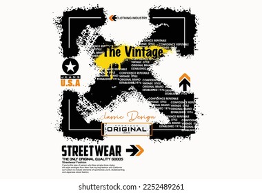 typography street art graffiti quotes vector. Urban typography street art graffiti slogan for tee t shirt or sweatshirt,