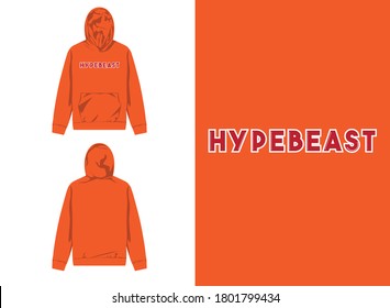 Typography Street Wear Hoodie Hypebeast 