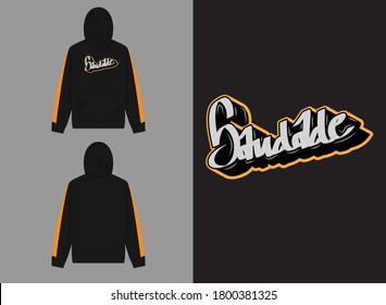 Typography Streetwear Hoodie
SAUDADE Typography Design