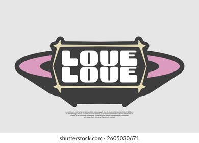 typography streetwear urban fashion template for printing
