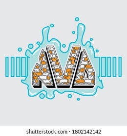 typography stylish graphic design, for tshirt print, vector illustration