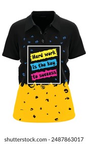 Tipografía elegante diseño gráfico de camiseta niños y niñas