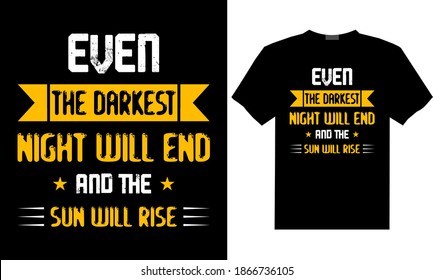 Typography stylish t-shirt design template