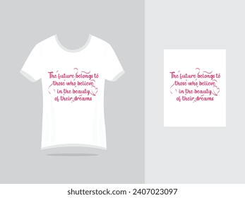 Typography t shier design template