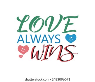typography t shirt colorful creative design Free vector 