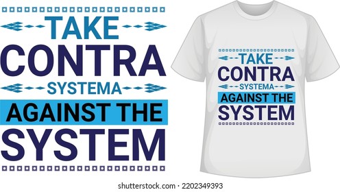 The Typography T shirt Design