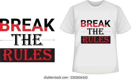 The Typography T Shirt Design