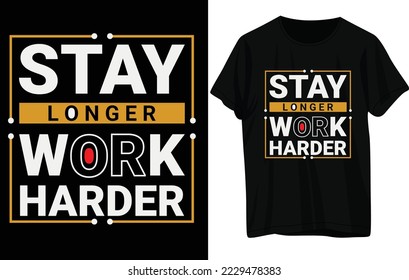 Typography T -Shirt Design .