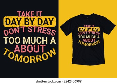 Typography T- Shirt Design .
