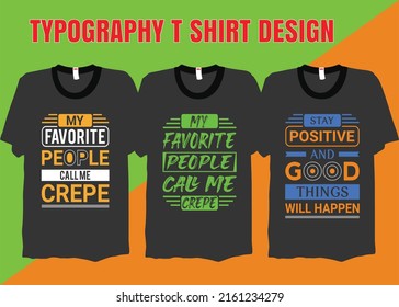 typography T shirt Design bundle