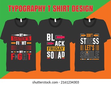 typography T shirt Design bundle