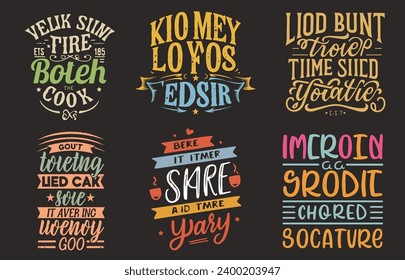 Typography T shirt design bundle, Typography tshirt design