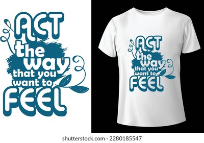 Typography T Shirt Design - Custom Eps Vector - Print Ready Design