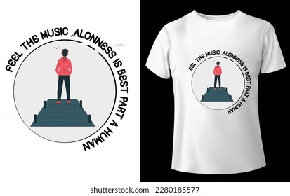 Typography T Shirt Design - Custom Eps Vector - Print Ready Design