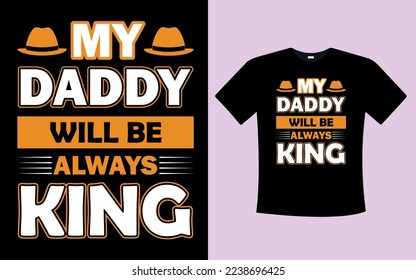 Typography t shirt design, dad son t shirt design
