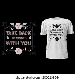 typography t shirt design here