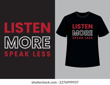Typografie-T-Shirt-Design für Männer oder Frauen