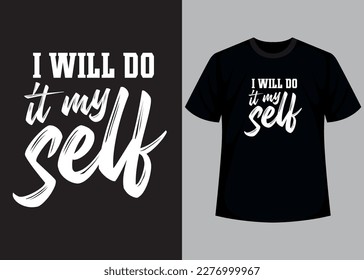Typography t shirt design for man or women